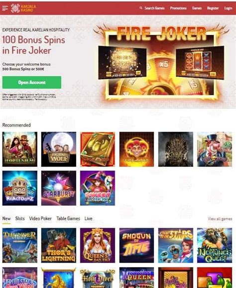 Karjala Kasino Casino Review .